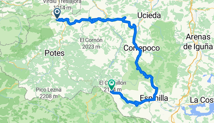 La Hermida-Fuente del Chivo. 3500m en 100km