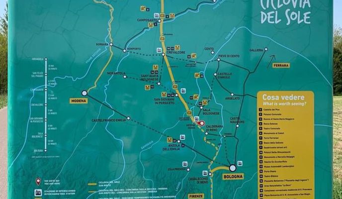 Foto 2 der Bikemap-Route "Parma Ciclovia del Sole"