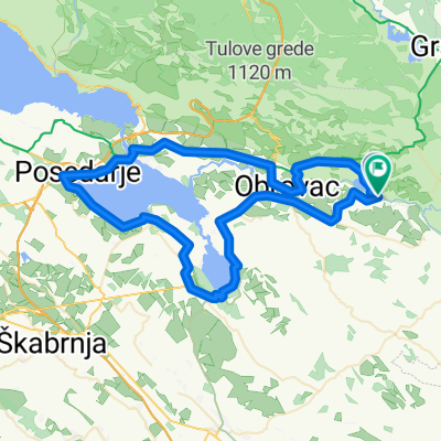 Berberov Buk-Obrovac-Maslenica-Posedarje-Novigrad-Karin-Berberov Buk