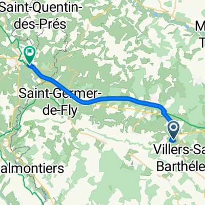 De 226 Rue du Bois de la Mare, Ons-en-Bray à Route de Beauvais, Ferrières-en-Bray