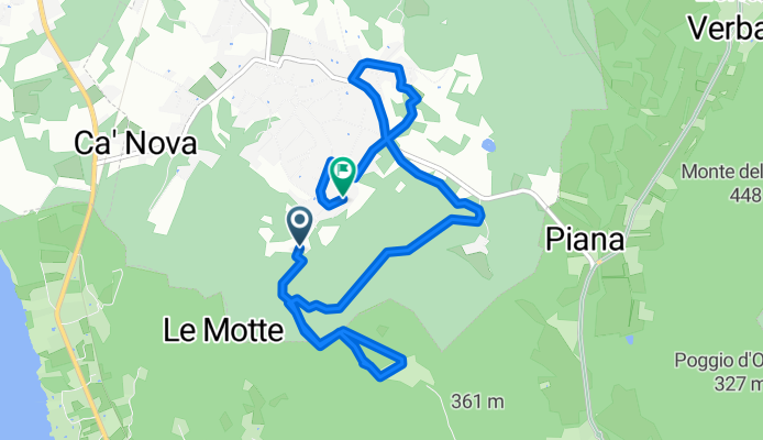Da Via Vigana 30, Taino a Via Bologna 54, Taino