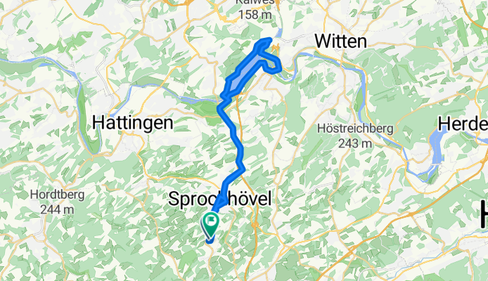 Am Alten Knapp 20H, Sprockhövel nach Am Alten Knapp 15F, Sprockhövel