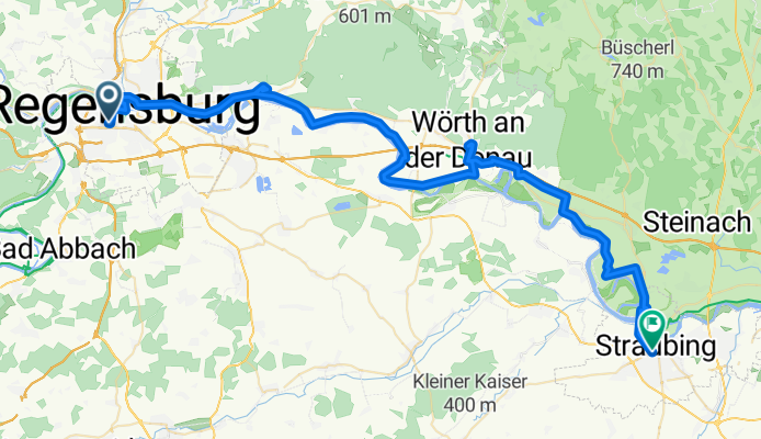 Regensburg-Walhalla-Schloss Wörth-Straubing 2.9.2021