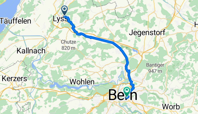 Mösliweg 1, Lyss nach Obstbergweg 7, Bern