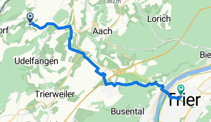 Merowinger Höhe 11, Ralingen nach Theobaldstraße 12, Trier