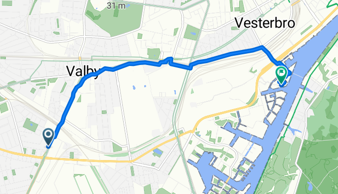 Gammel Køge Landevej, Valby to Havneholmen 52, Copenhagen