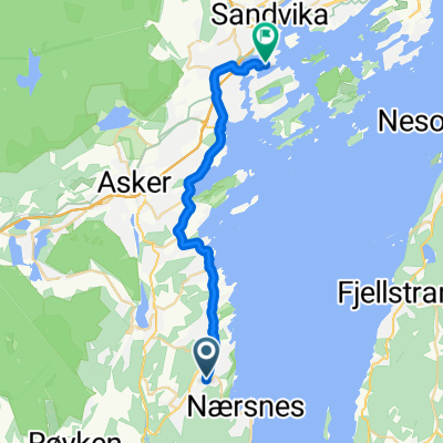 Elgveien 1, Slemmestad to Øverbergveien 24E, Nesøya