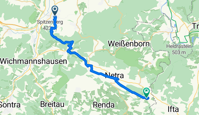 Spanischer Weg 2A, Wehretal nach K17, Ringgau