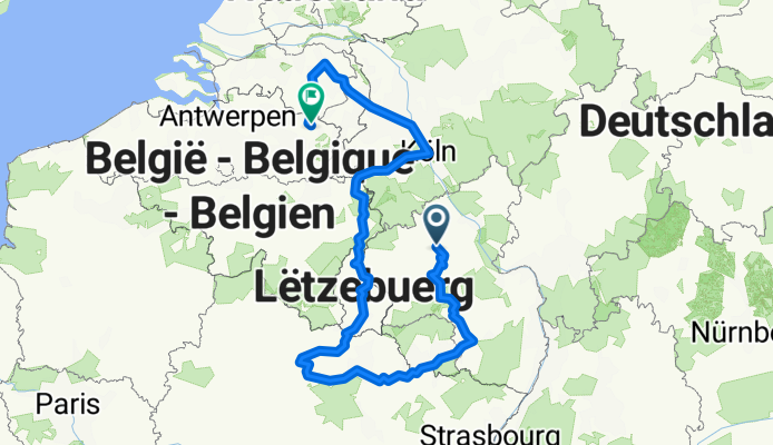 Büchel - Ramstein - Verdun - Clervaux - Aachen - Köln - Venlo - Volkel - Kleine Brogel
