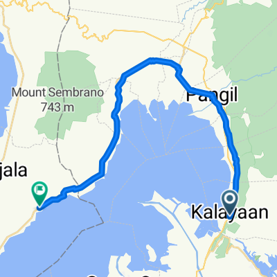 National Highway, Kalayaan to Pililla - Jala-Jala - Pakil Road 240, Jala-jala