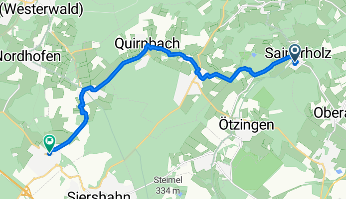 Heideweg 5, Ötzingen nach Sayntalstraße 2, Mogendorf