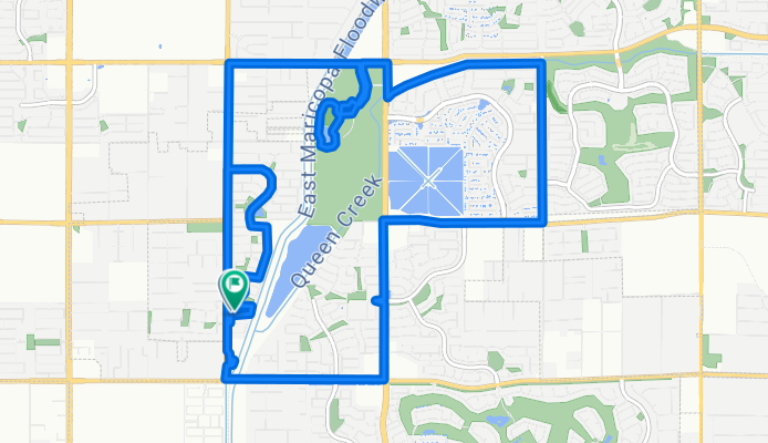 2438 E Anika Dr, Gilbert to 2448 E Anika Dr, Gilbert