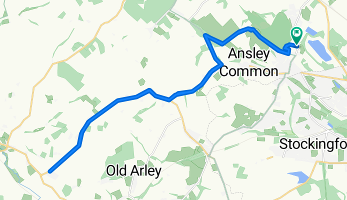 3 Cemetery Lane, Nuneaton to Hennessy House, Cemetery Lane, Nuneaton