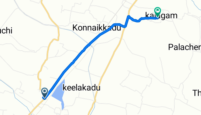 Major District Highway 653, Maduvakurichi West to Tamil Nadu, Kalagam I