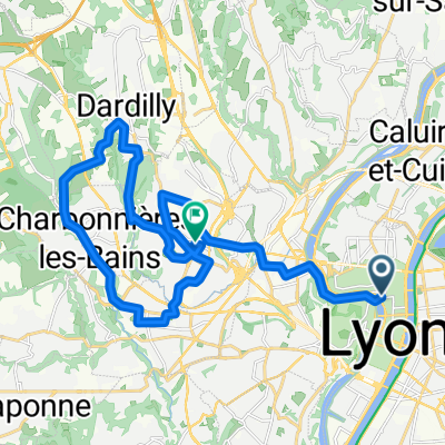 De 2 Rue d'Oran, Lyon à 13A Chemin du Chancelier, Écully