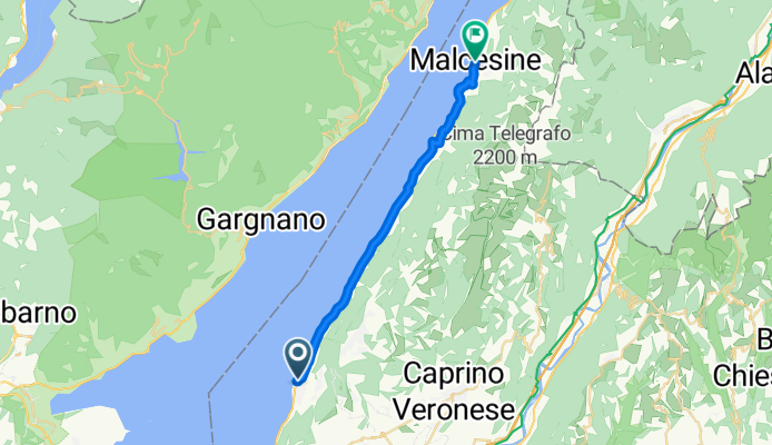 Lake Garda Torre del Benaco to Malcesine