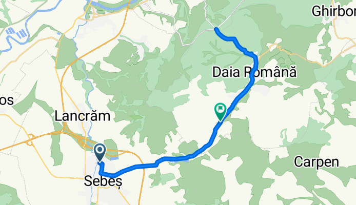 Strada Abatorului 7, Sebeș to DJ106K