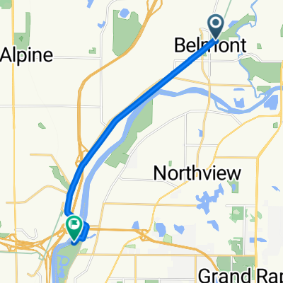 6240 Belmont Ave NE, Belmont to 3151 Monroe Ave NE, Grand Rapids