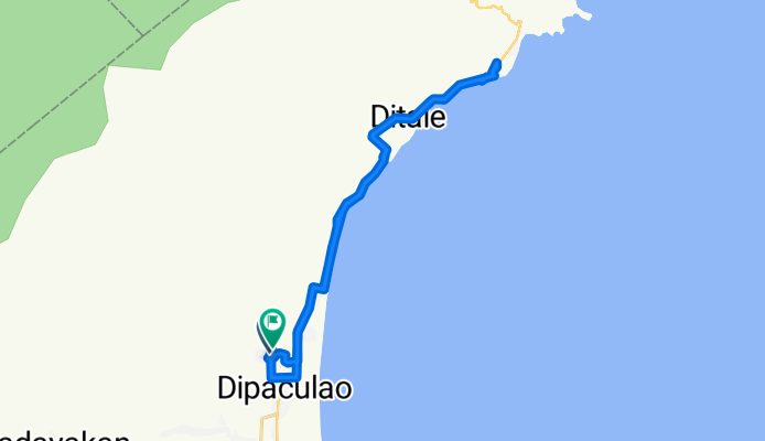 Unnamed Road, Dipaculao to Unnamed Road, Dipaculao