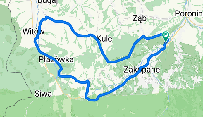 ZAKOPANE 2011: Pętla - Harenda - Rafaczowki - Gubałówka - Dzianisz - Witów - Kościelisko - Zakopane - Harenda