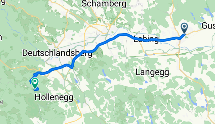 Grazer Straße 14a, Groß St. Florian nach Kruckenberg 21, Deutschlandsberg