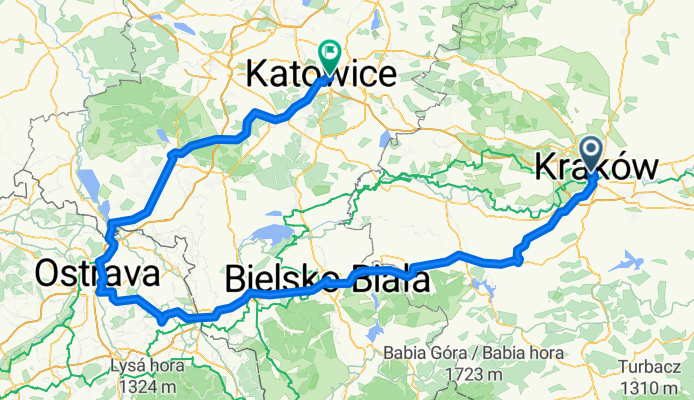 Krakow - Ostrava - Katowice