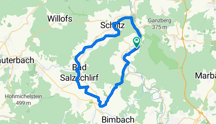 Pfordter See, Großenlüder, Bad Salzschlirf, Schlitz