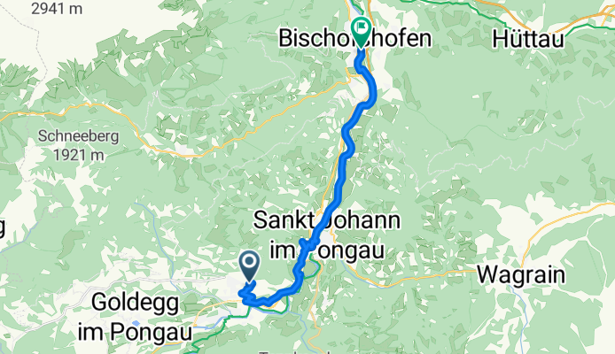 Sankt-Veiter-Straße 46, Sankt Veit im Pongau nach Wasserburg, Bischofshofen