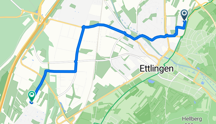 Dörnigweg 13A, Ettlingen nach Luitfriedstraße, Ettlingen