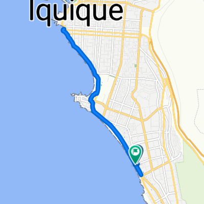De Playa Brava 3460, Iquique a Avenida Arturo Prat Chacón, Iquique
