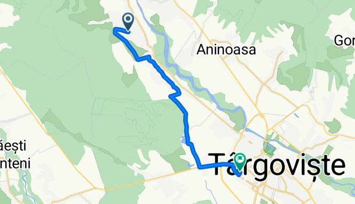 Strada Rovina 75, Șotânga to Str. Bucovinei 48, Târgoviște