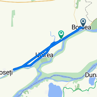 Şoseaua Călăraşi-Feteşti 345, Borcea to Şoseaua Călăraşi-Feteşti 2
