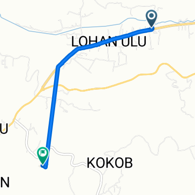 Jalan Lohan Bongkud, Ranau to Jalan Libang Marakau, Ranau