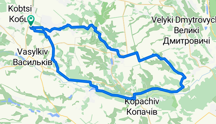 вулиця Тургенєва 11, Васильків to вулиця Тургенєва 11, Васильків