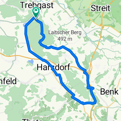 Oberlaitschweg Trebgast - Windrad - Ramsenthal - Harsdorf