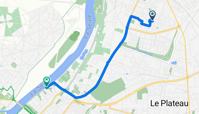 De 26 Rue Jean-Pierre de Béranger, Cormeilles-en-Parisis à Quai de Seine, Sartrouville