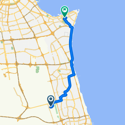 10 Street, Kuwait City to Sable Salmiya