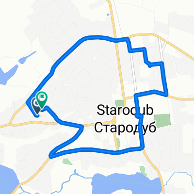 От переулок Карла Маркса 65, Стародуб до переулок Карла Маркса 17, Стародуб