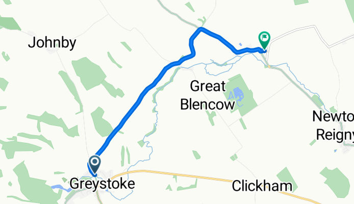 Route from 14, Howard Park, Penrith21