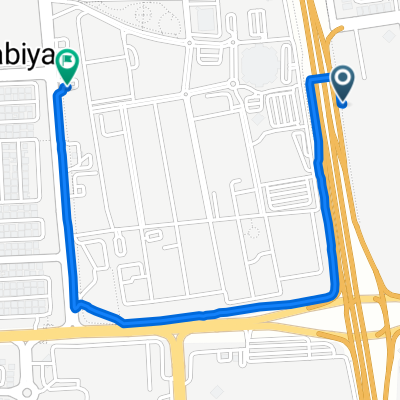 Route to Mshalah Bin Hadba Street, Al Kuwayt