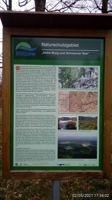 Wanderung: Schwarzer See und Hohe Burg