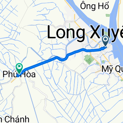 Thoại Ngọc Hầu 24, Thành phố Long Xuyên to Trần Phú 101