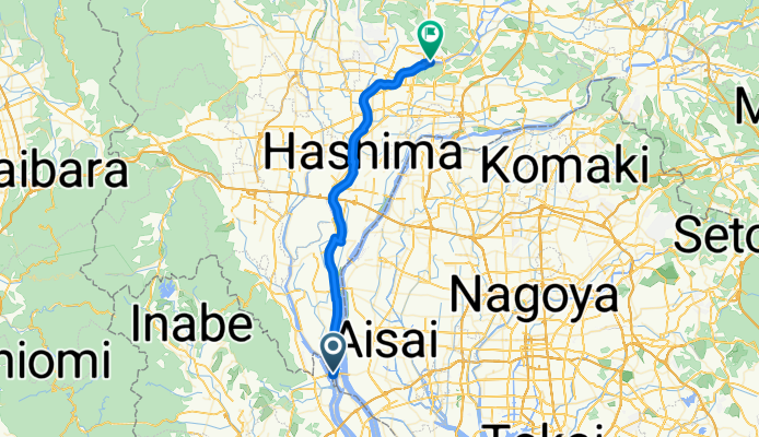 県道106号, Kaizu to Nagara, Gifu
