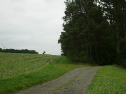 Hebe Bild 6 entlang der Bikemap-Route "Trebgast - Oberlaitsch - Windrad - Ramsenthal - Harsdorf" hervor