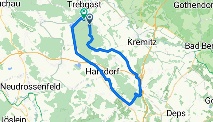 Trebgast - Oberlaitsch - Windrad - Ramsenthal - Harsdorf