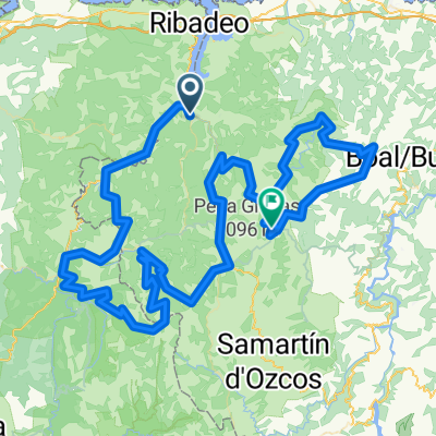 Vegadeo-Bobia. 4600m en 135km (con 3800 en 112)