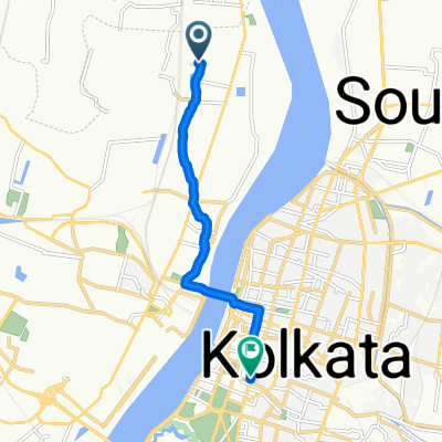 Howrah to Bentinck Street 71, Kolkata