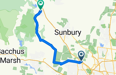 Route in der Bikemap App öffnen