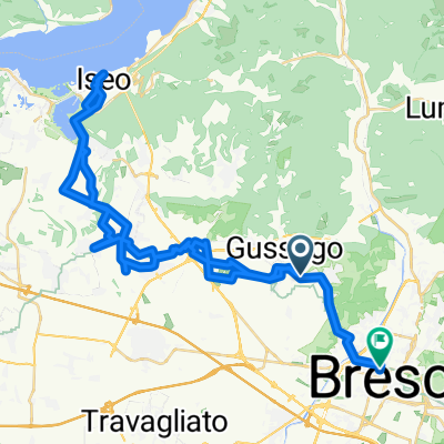 Da Via Caporalino 49/A, Gussago a Via del Sebino 30a, Brescia
