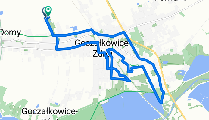 Siedlecka 2, Goczałkowice-Zdrój do Siedlecka 2A, Goczałkowice-Zdrój